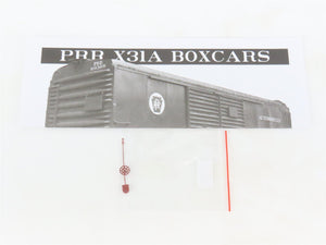 HO Scale Rapido 123009-1 PRR Pennsylvania 40' X31A Wagon Top Box Car #69012