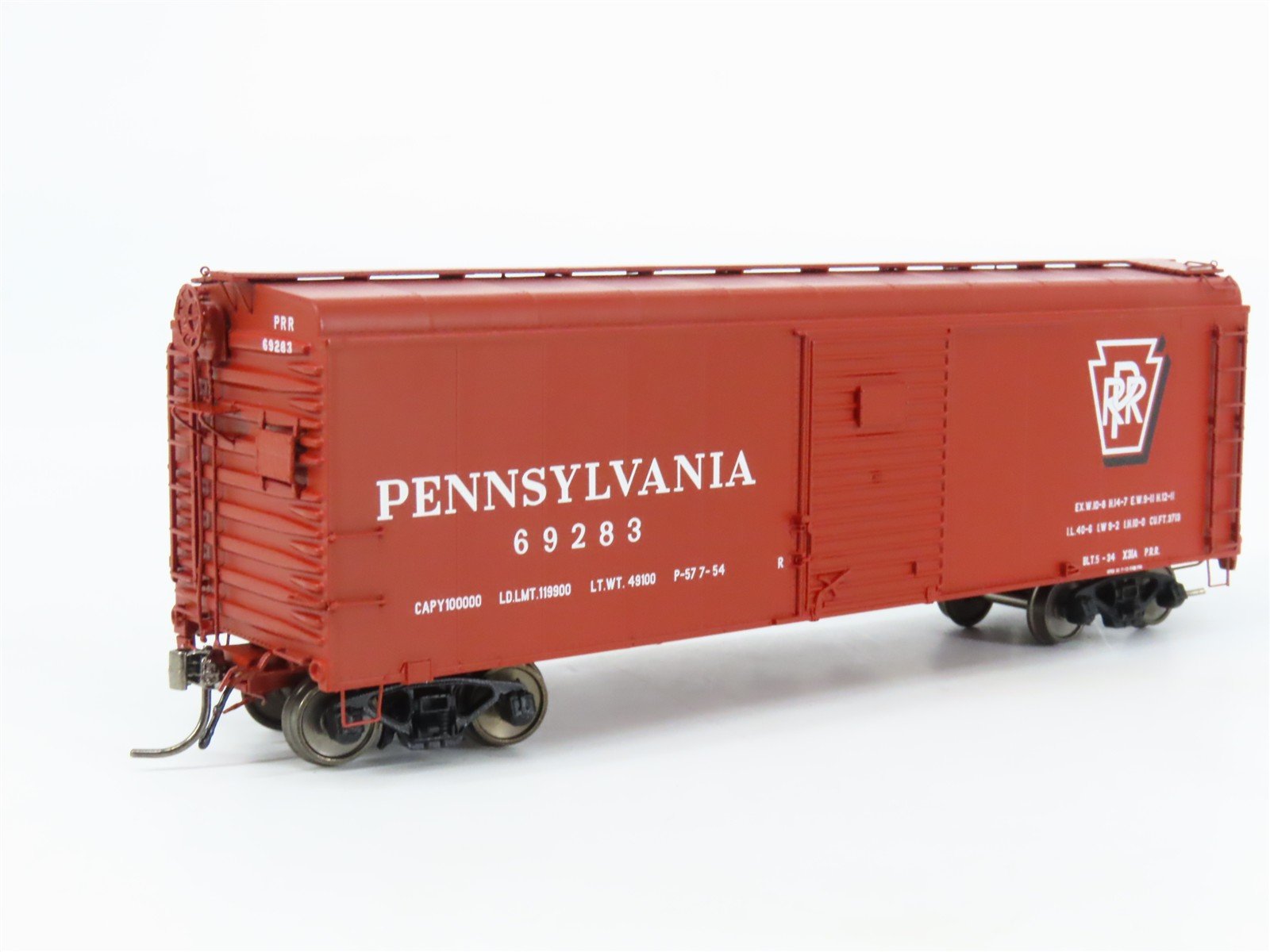 HO Scale Rapido 123003-3 PRR Pennsylvania 40' X31A Wagon Top Box Car #69283