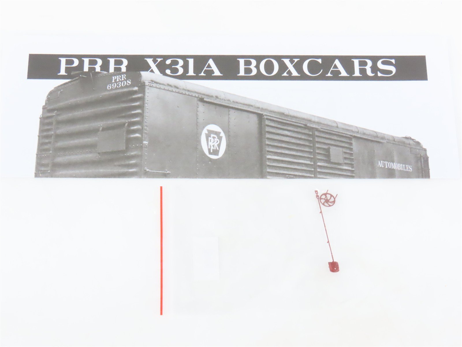 HO Scale Rapido 123003-3 PRR Pennsylvania 40' X31A Wagon Top Box Car #69283