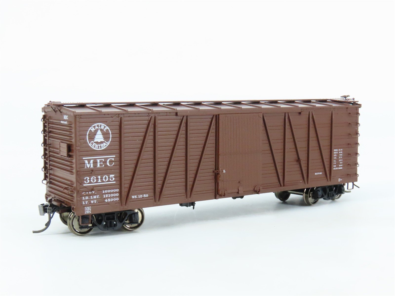 HO Rapido 142008A MEC Maine Central 40' USRA Single-Sheathed Wood Box Car #36105