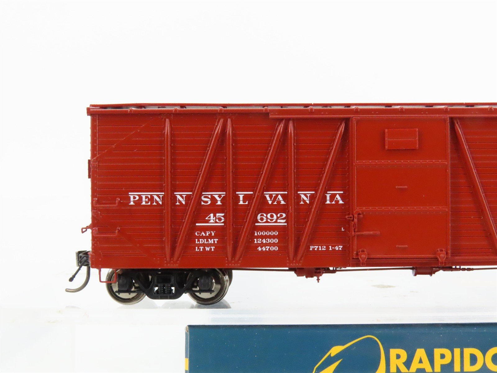 HO Scale Rapido 142012A PRR Pennsylvania USRA Single-Sheathed Box Car #45692
