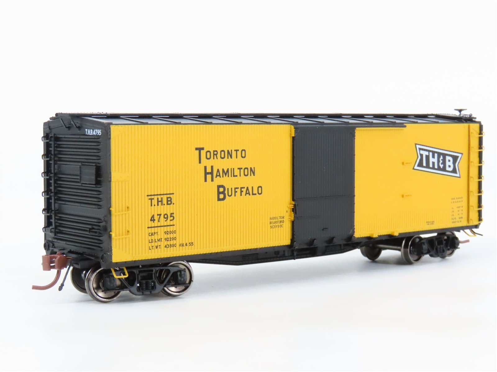 HO Scale Rapido 130113-2 TH&B 40' USRA Double-Sheathed Box Car #4795