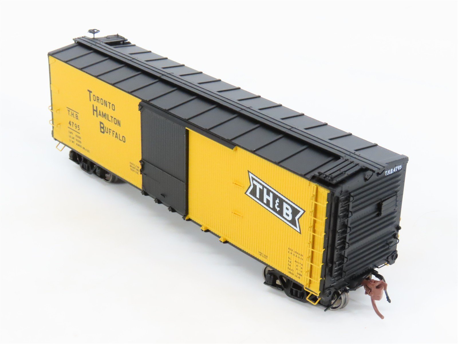 HO Scale Rapido 130113-2 TH&B 40' USRA Double-Sheathed Box Car #4795