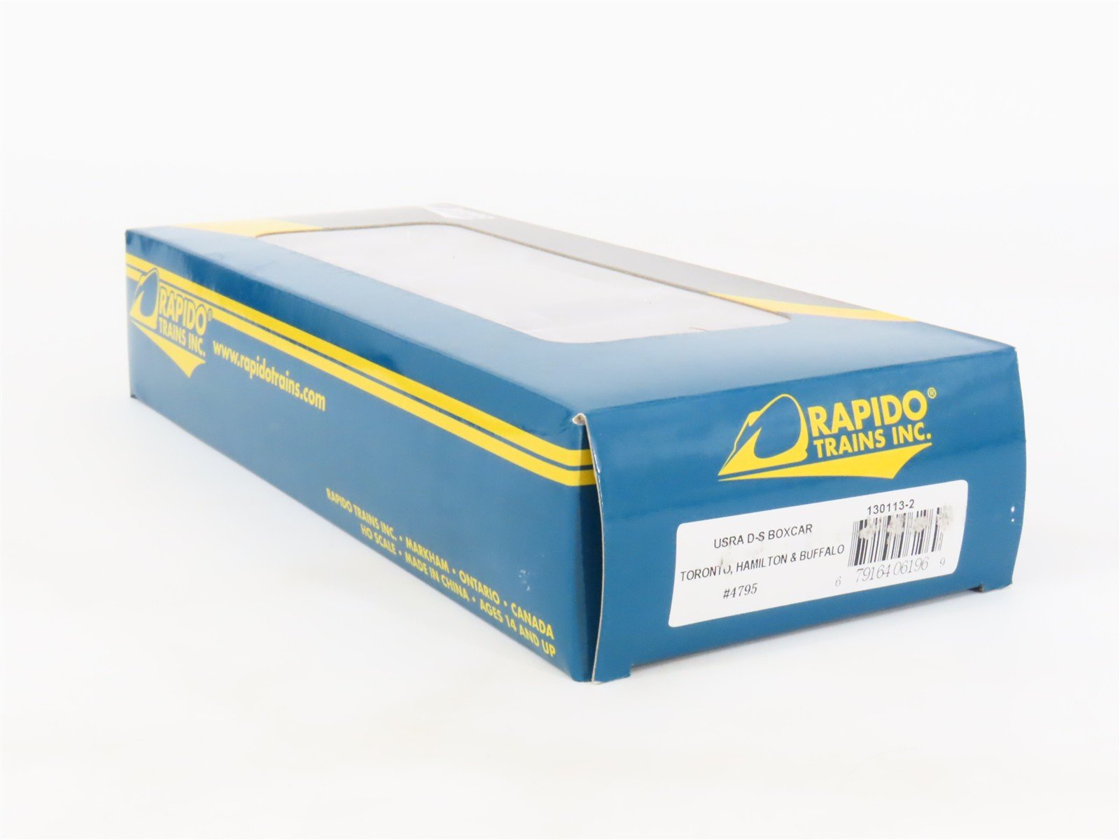 HO Scale Rapido 130113-2 TH&B 40' USRA Double-Sheathed Box Car #4795