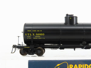 HO Scale Rapido 159006A UTLX Union X-3 Single Dome Tank Car #32003