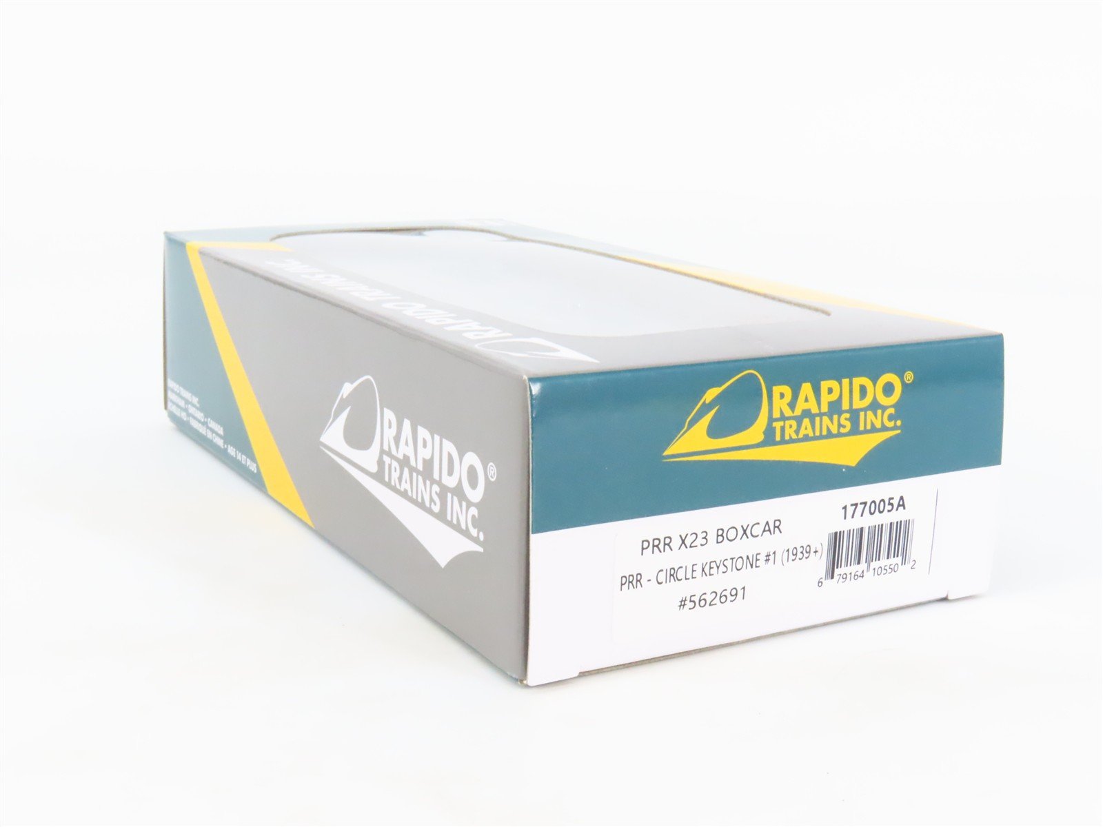 HO Scale Rapido 177005A PRR Pennsylvania 40' X23 Wood Box Car #562691