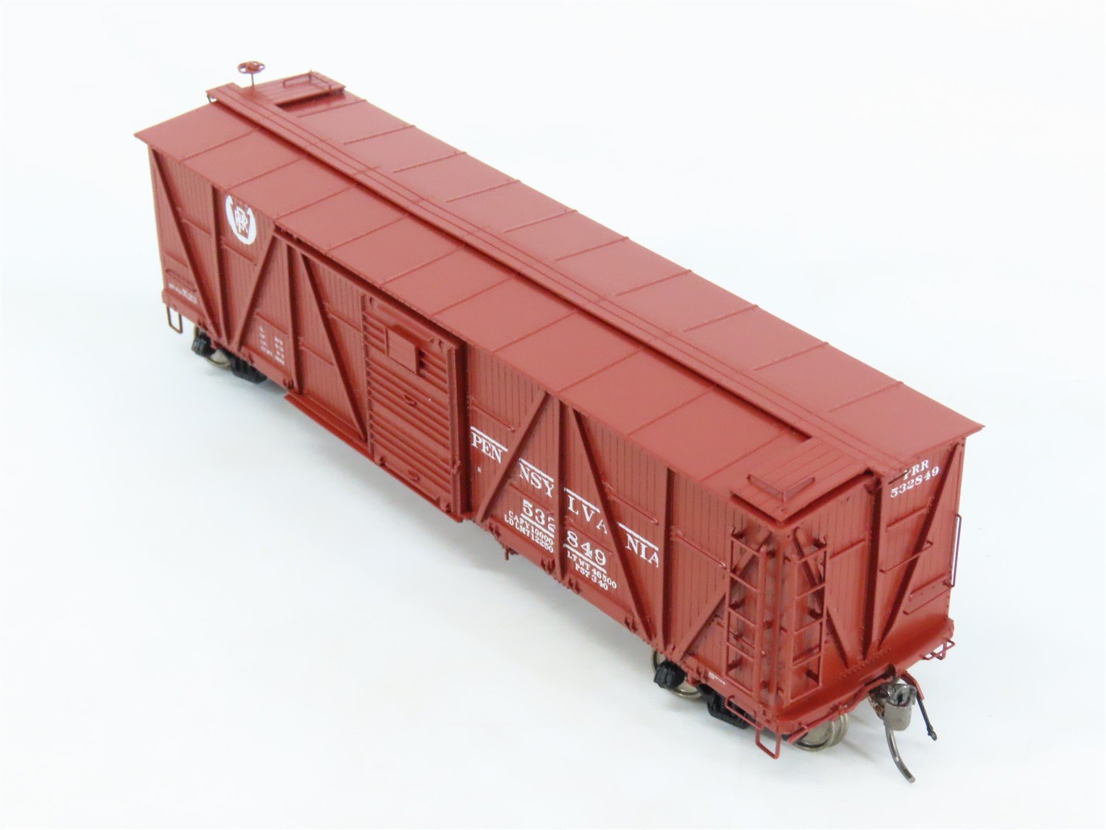 HO Scale Rapido 177006A PRR Pennsylvania 40' X23 Wood Box Car #532849
