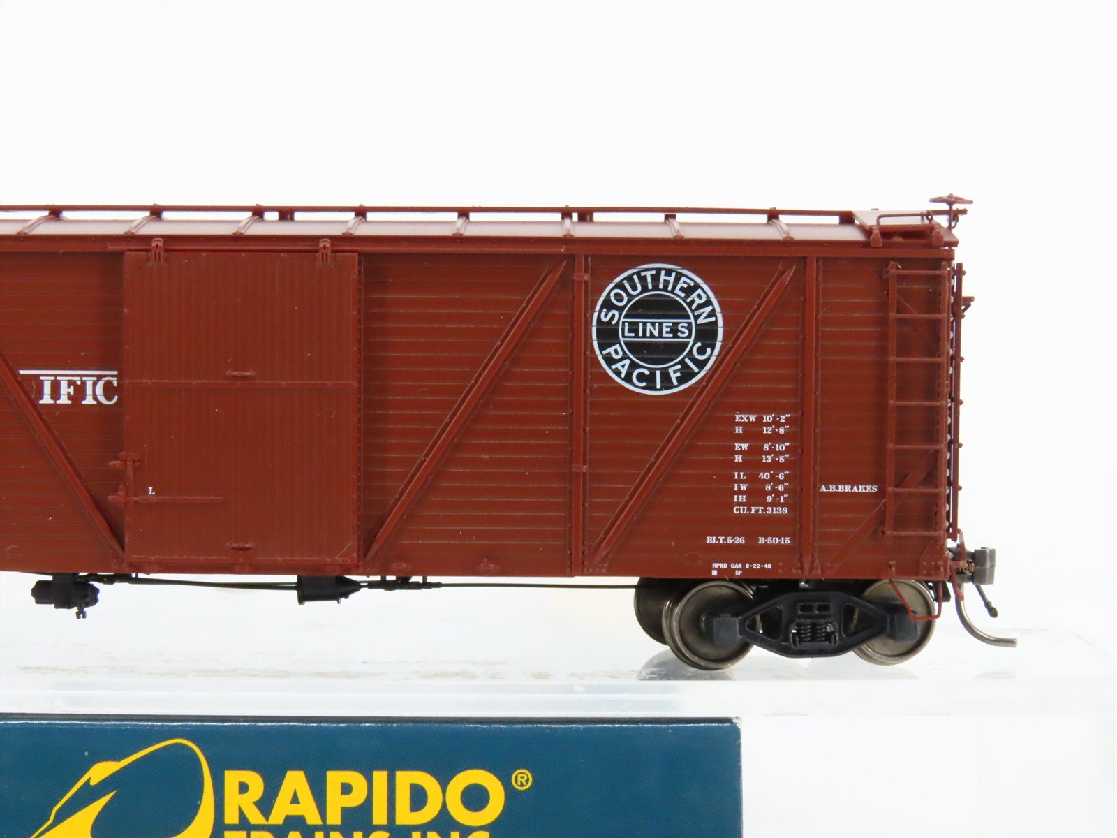 HO Scale Rapido 171002A SP Southern Pacific 40' Wood Box Car #14478