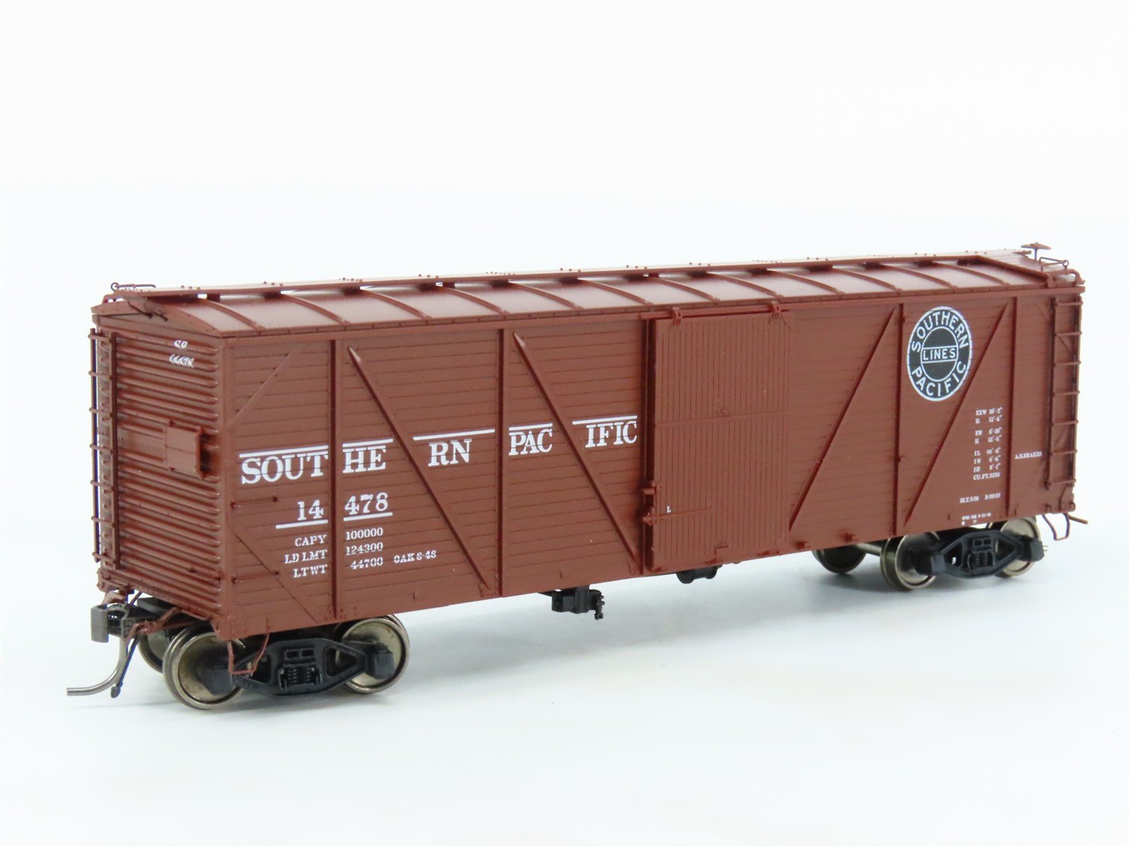 HO Scale Rapido 171002A SP Southern Pacific 40' Wood Box Car #14478