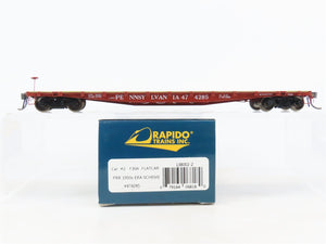 HO Scale Rapido 138002-2 PRR Pennsylvania 50' F30A Flat Car #474285