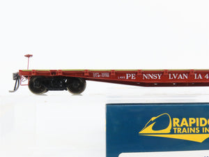 HO Scale Rapido 138002-2 PRR Pennsylvania 50' F30A Flat Car #474285