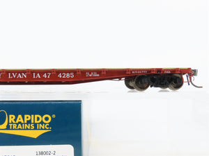 HO Scale Rapido 138002-2 PRR Pennsylvania 50' F30A Flat Car #474285