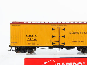 HO Scale Rapido 12105-1 URTX Morris Rifkin & Son 37' Meat Reefer #5100