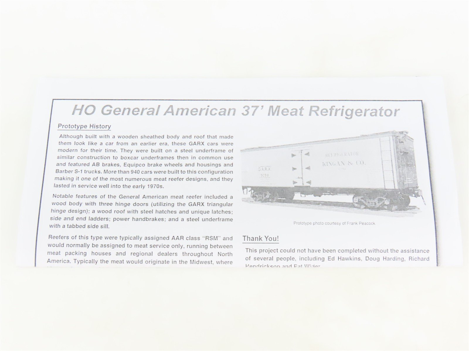 HO Scale Rapido 12105-1 URTX Morris Rifkin & Son 37' Meat Reefer #5100