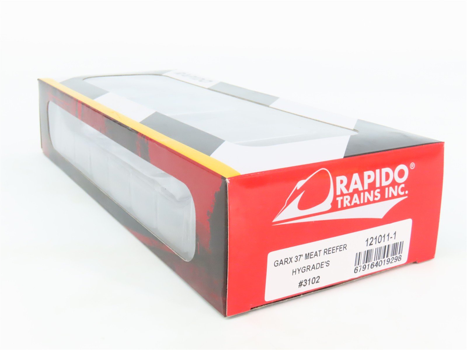 HO Scale Rapido 121011-1 KGNX Hygrade's GARX 37' Meat Reefer #3102