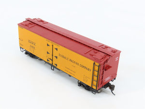 HO Scale Rapido 121005-3 GARX Dugdale Packing Co. 37' Meat Reefer #3466