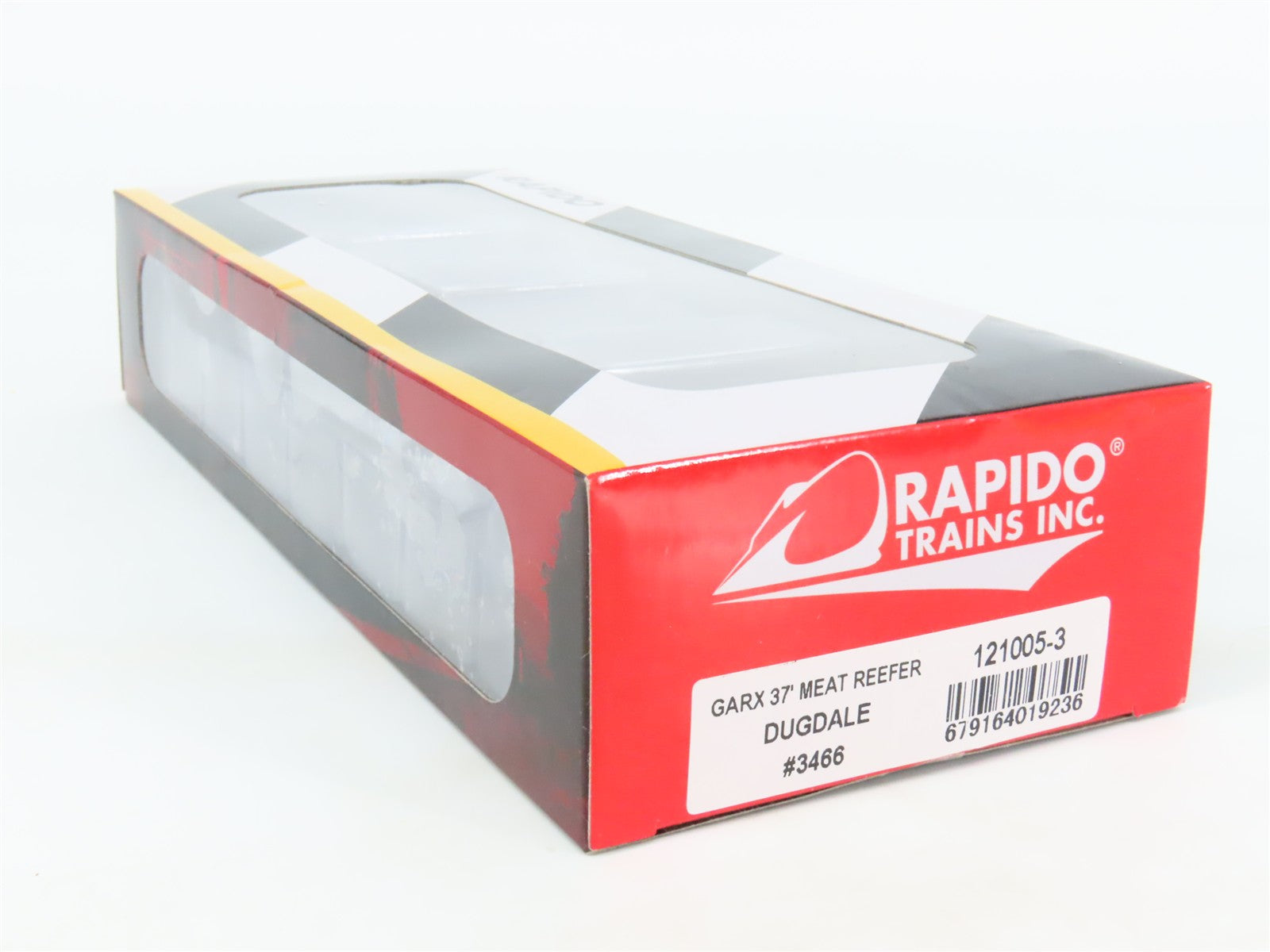 HO Scale Rapido 121005-3 GARX Dugdale Packing Co. 37' Meat Reefer #3466