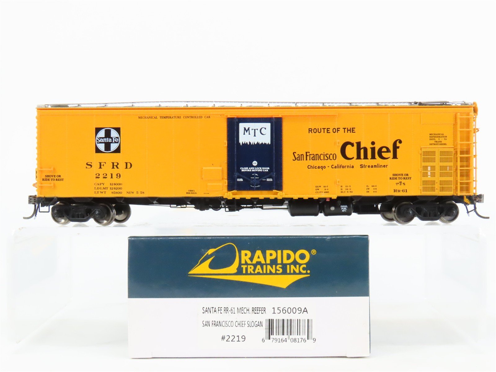 HO Rapido 156009A SFRD Santa Fe 