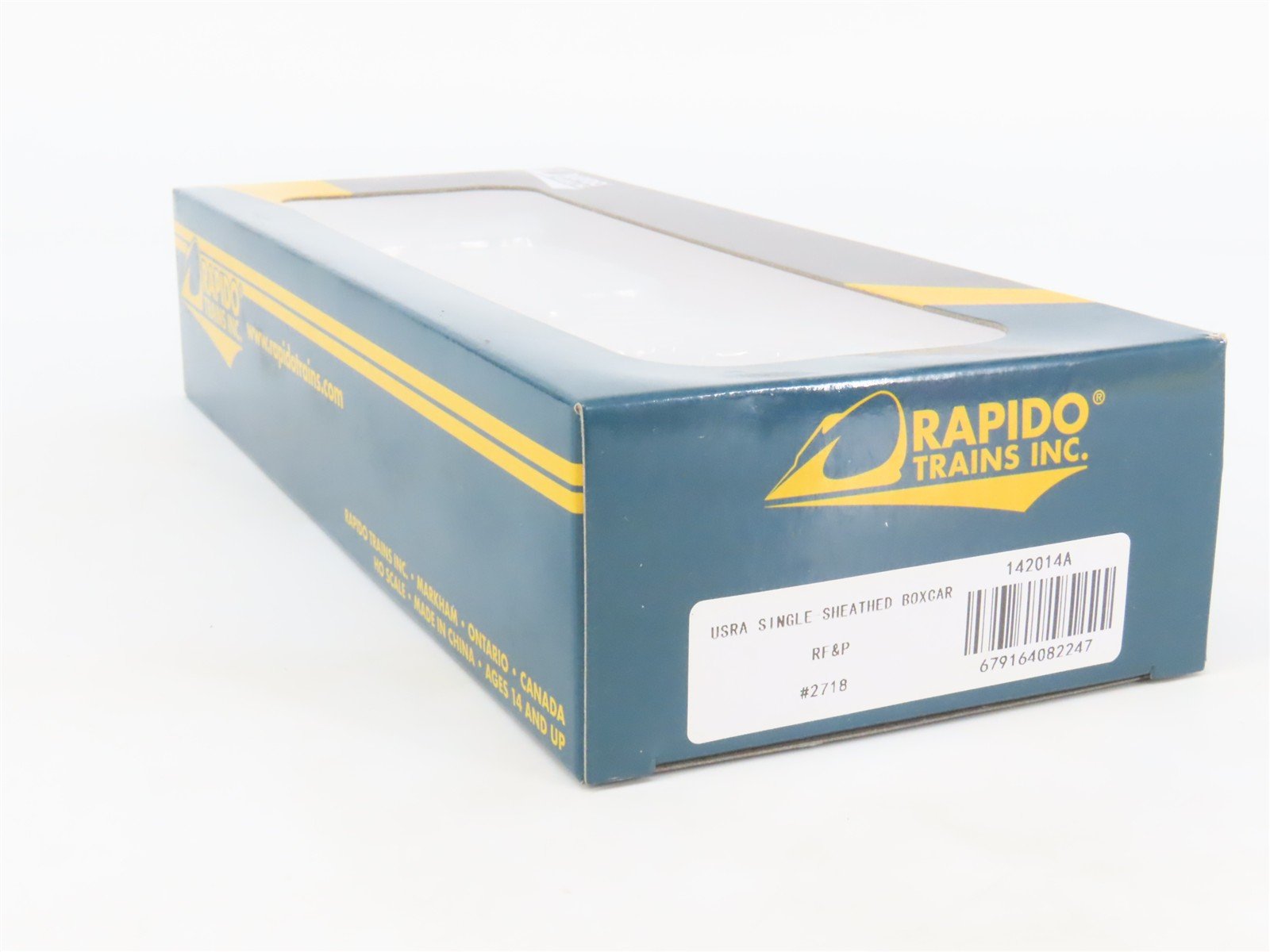 HO Scale Rapido 142014A RF&P Richmond Fredericksburg & Potomac Box Car #2718