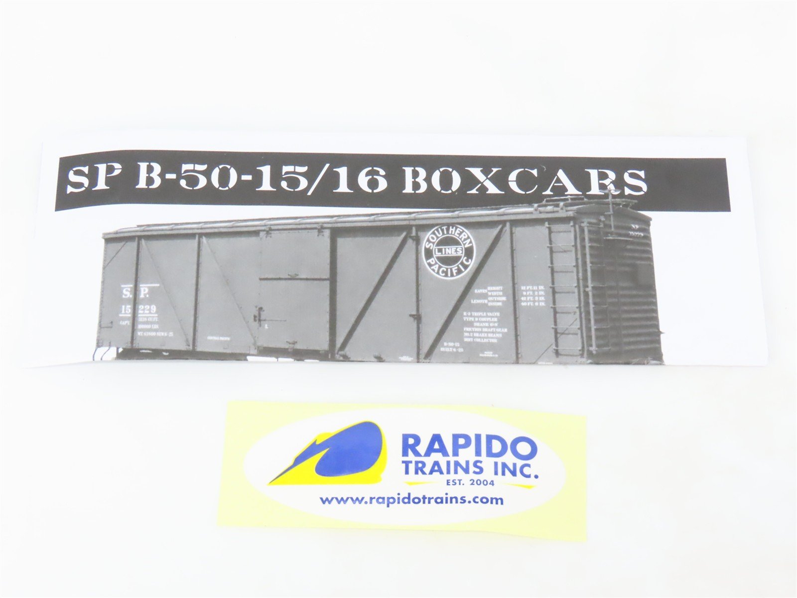 HO Scale Rapido 171054A SP Southern Pacific Lines Box Car #31639