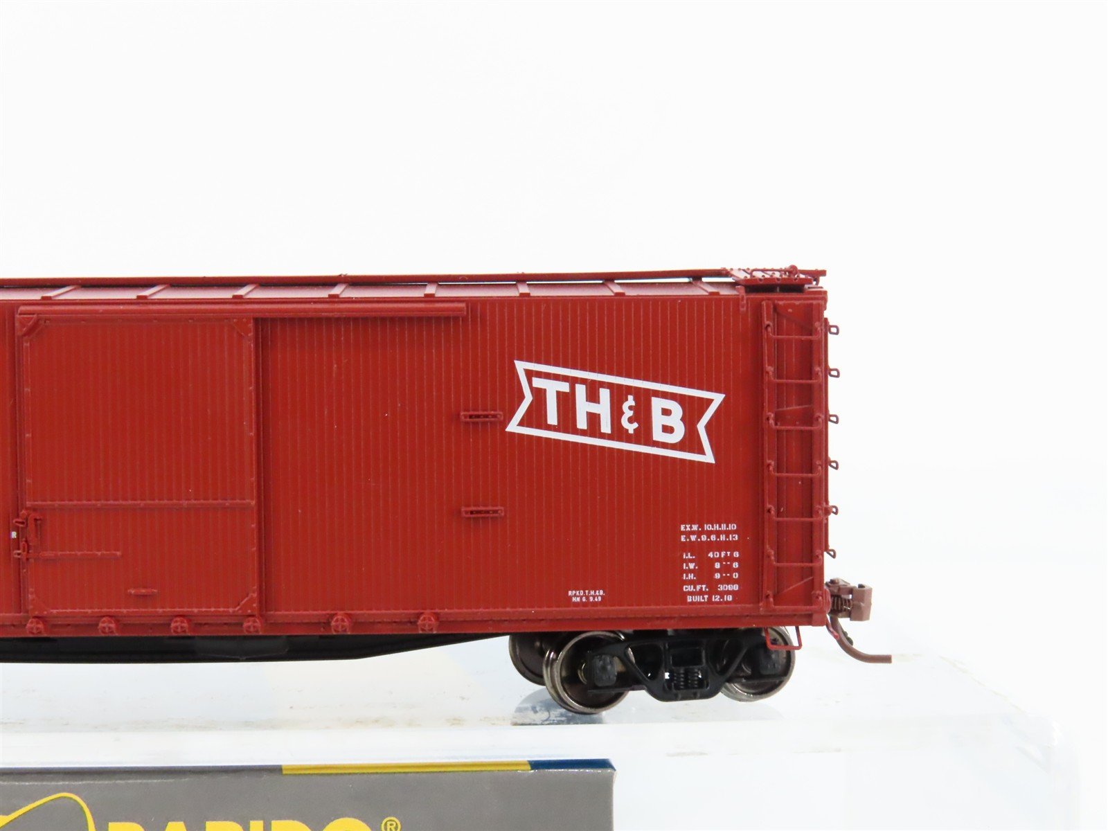 HO Scale Rapido 130112-1 THB Toronto Hamilton & Buffalo 40' Box Car #4640
