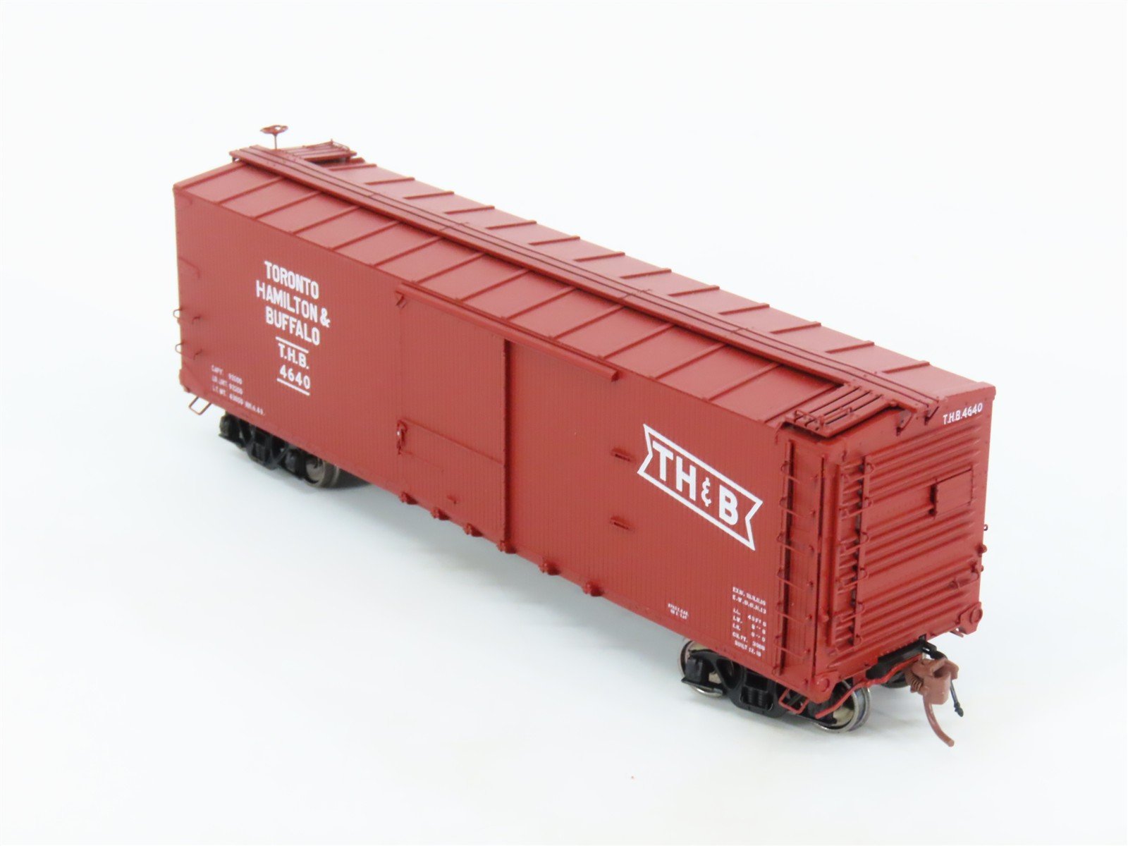 HO Scale Rapido 130112-1 THB Toronto Hamilton & Buffalo 40' Box Car #4640