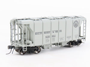 HO Scale Spring Mills Depot 141003-06 B&O Baltimore & Ohio 2-Bay Hopper #630441
