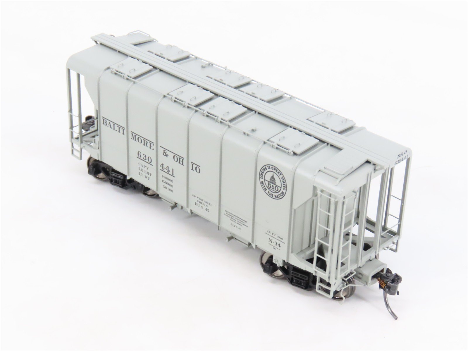 HO Scale Spring Mills Depot 141003-06 B&O Baltimore & Ohio 2-Bay Hopper #630441