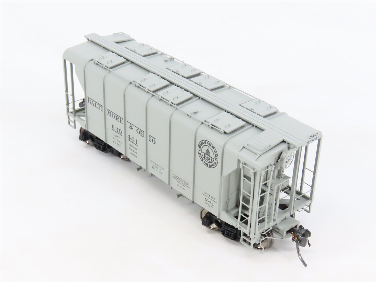 HO Scale Spring Mills Depot 141003-06 B&O Baltimore & Ohio 2-Bay Hopper #630441