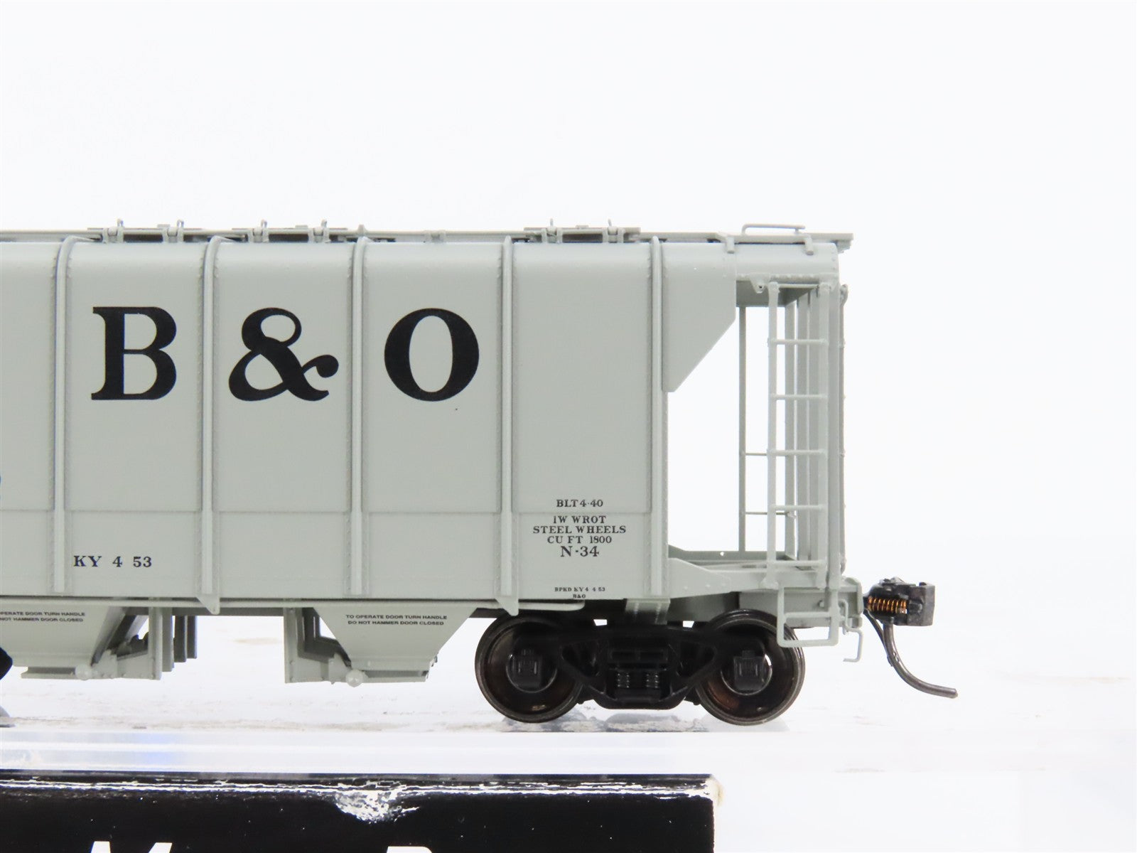 HO Scale Spring Mills Depot 141004-07 B&O Baltimore & Ohio 2-Bay Hopper #630459