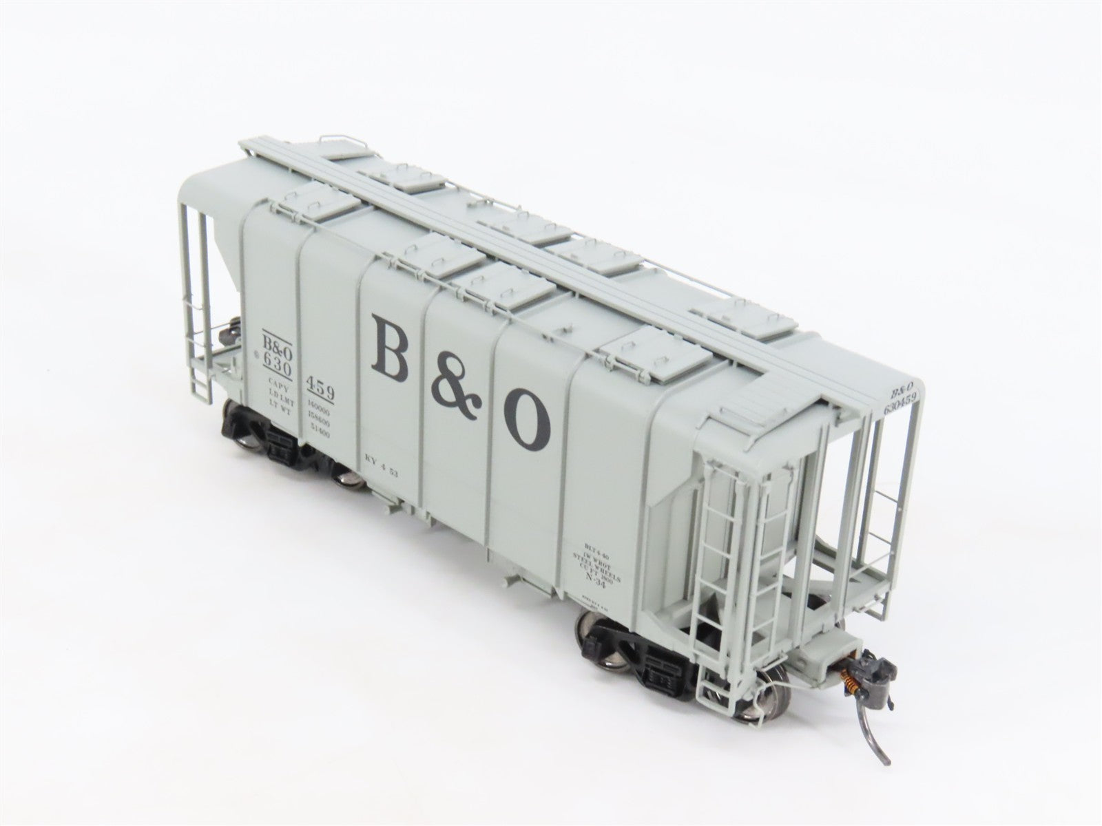 HO Scale Spring Mills Depot 141004-07 B&O Baltimore & Ohio 2-Bay Hopper #630459