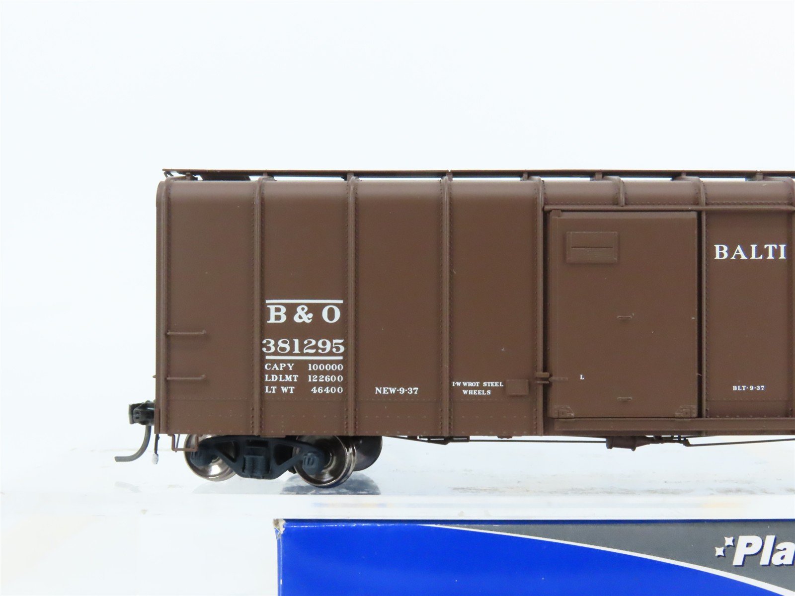 HO Scale ExactRail Platinum EPS-90053-12 B&O Baltimore & Ohio Box Car #381295