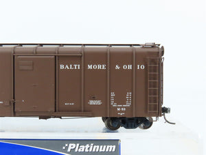 HO Scale ExactRail Platinum EPS-90053-12 B&O Baltimore & Ohio Box Car #381295