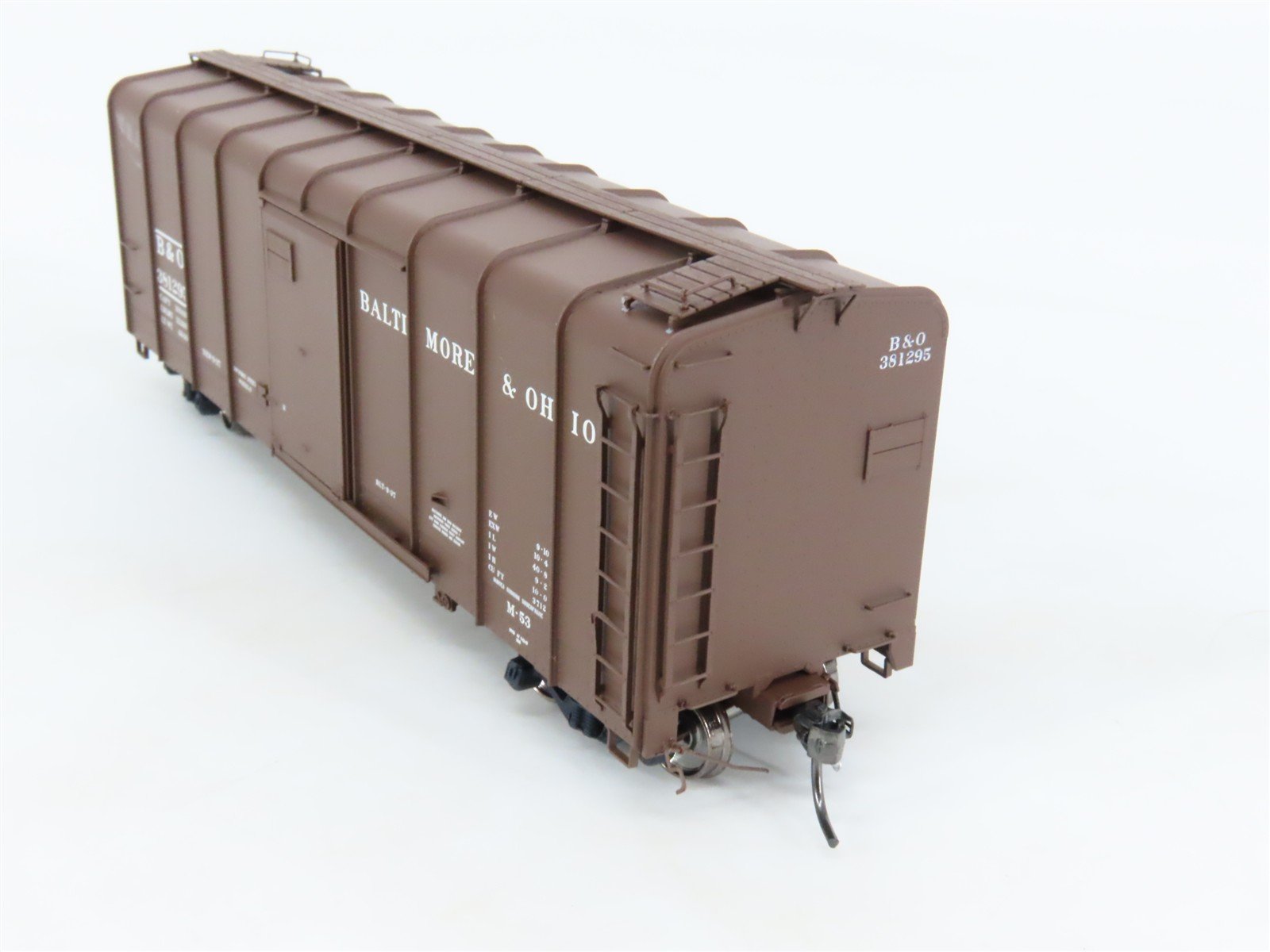 HO Scale ExactRail Platinum EPS-90053-12 B&O Baltimore & Ohio Box Car #381295