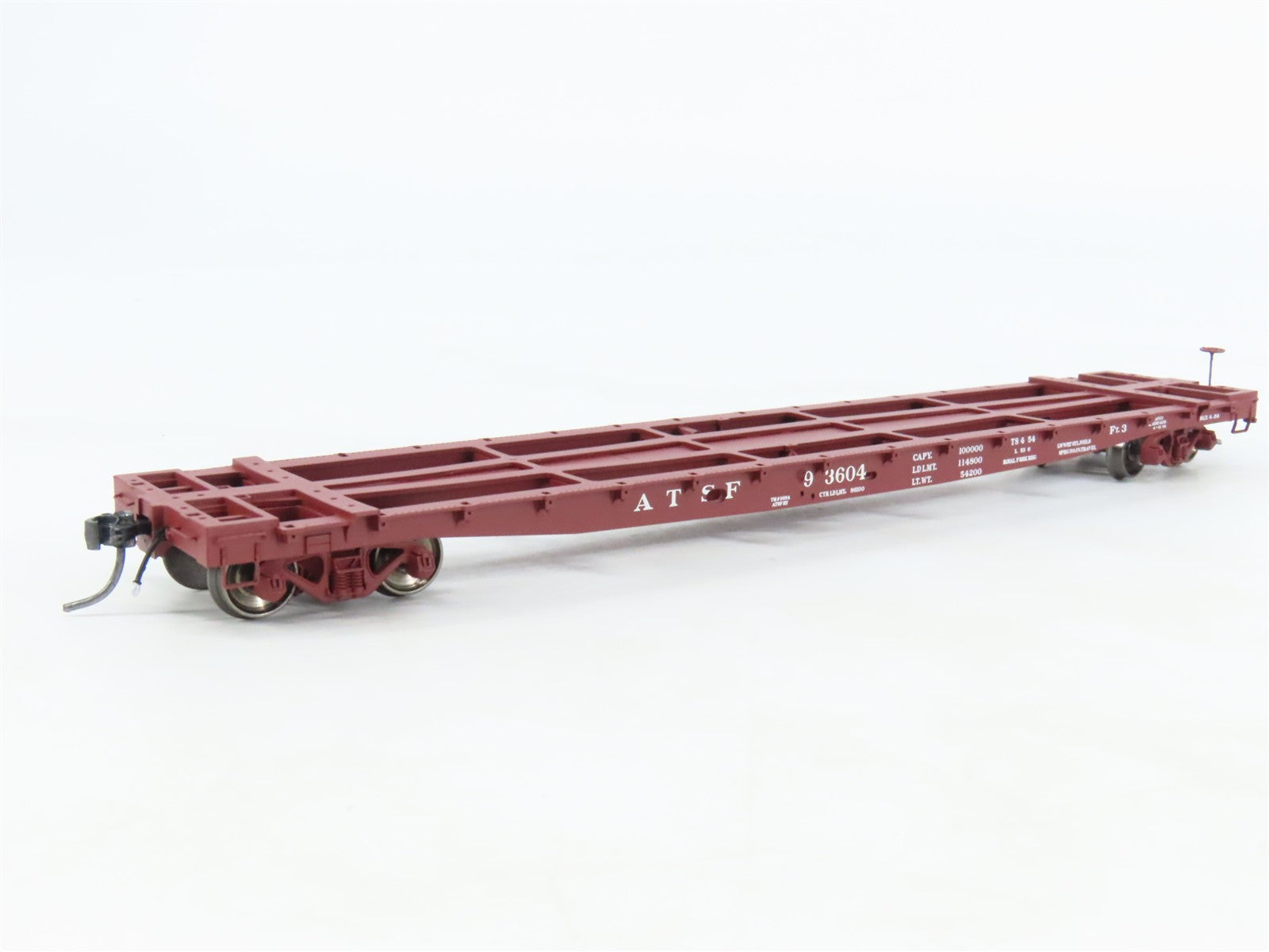 HO Scale ExactRail Platinum EP-81304-5 ATSF Santa Fe GSC 53'6