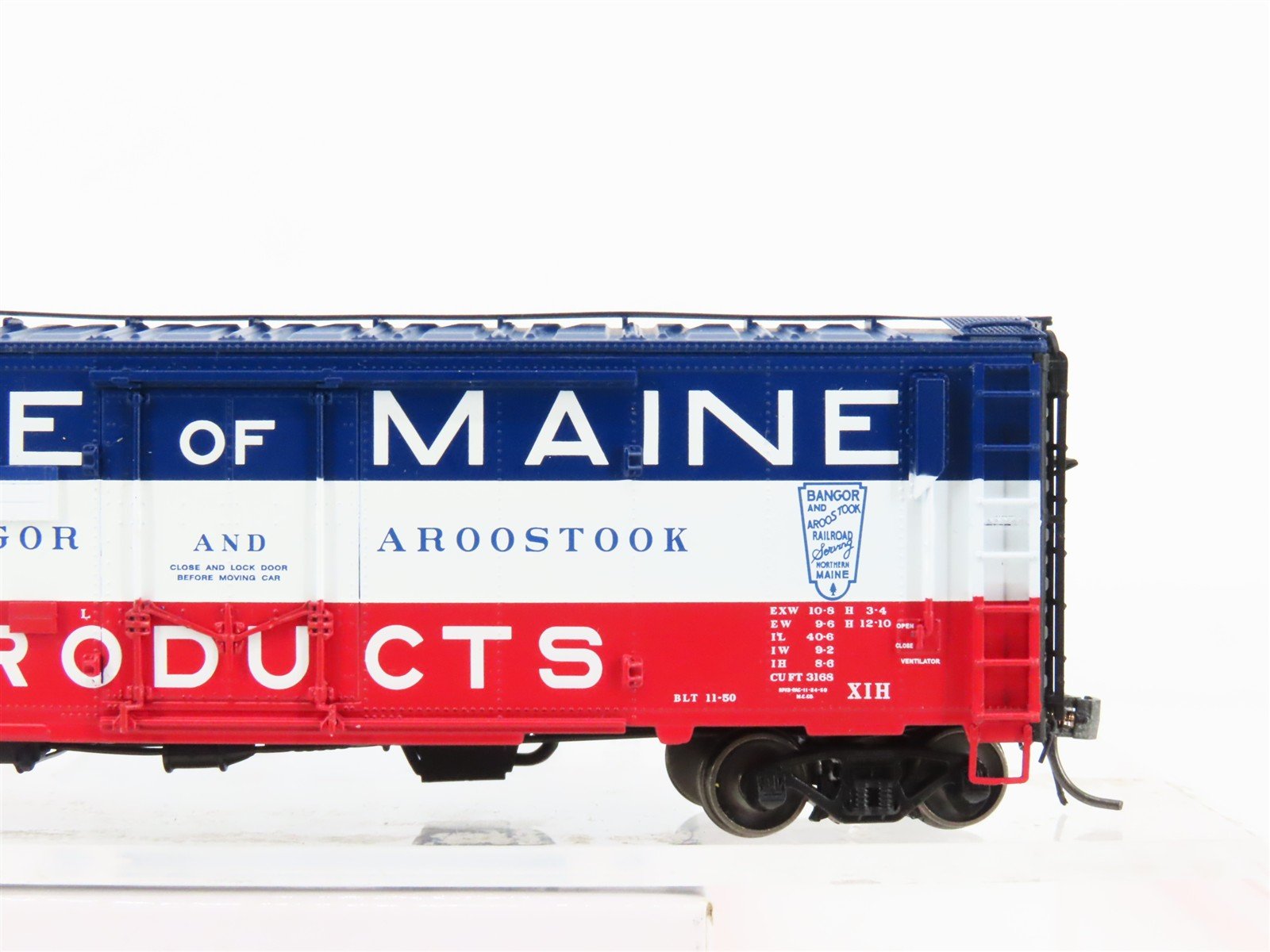 HO Scale Eastern Seaboard Models 400104 BAR State Of Maine Box Car #2256