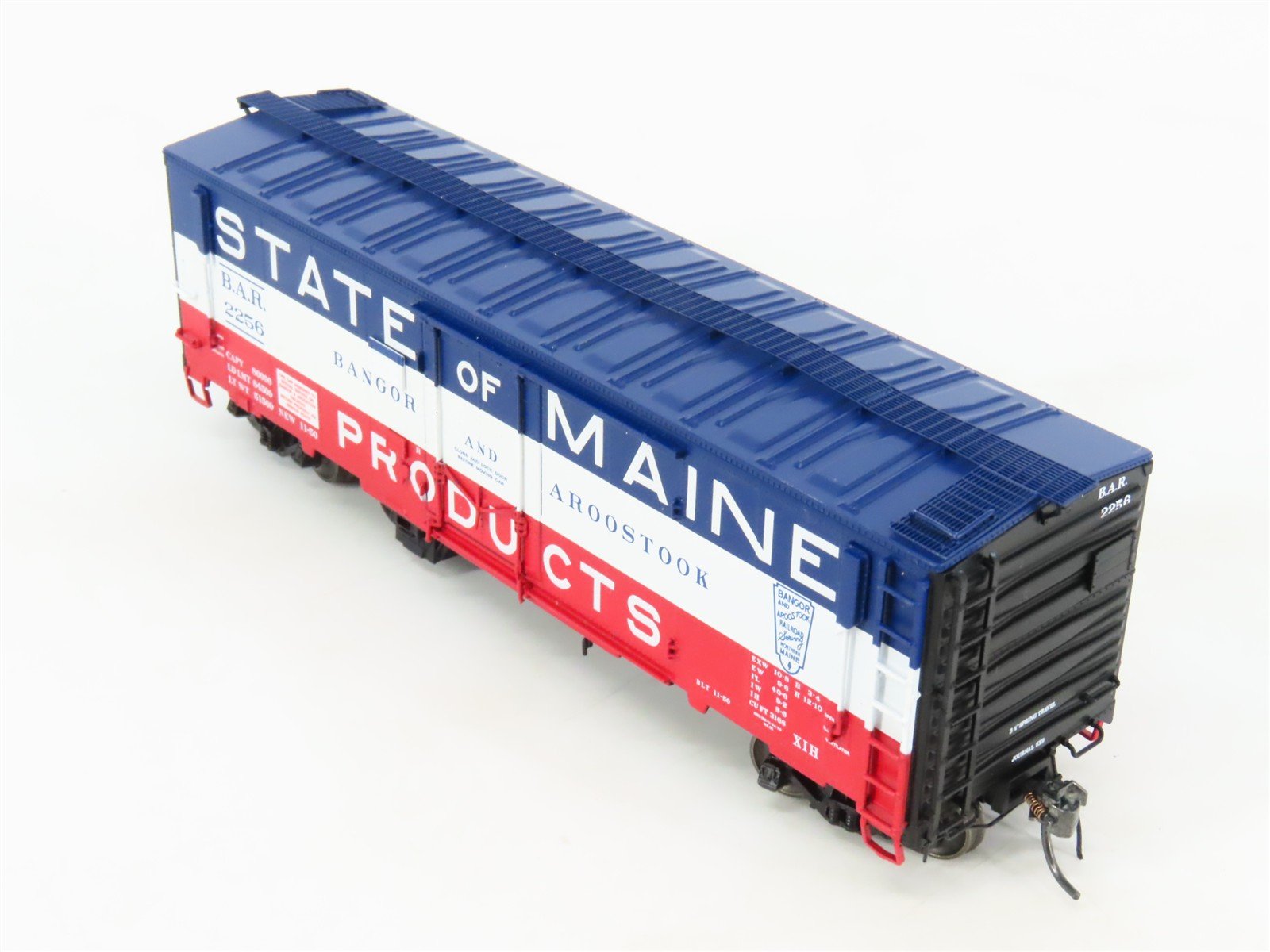 HO Scale Eastern Seaboard Models 400104 BAR State Of Maine Box Car #2256