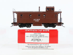 HO Scale Centralia Car Shops CCS1115-08 ATSF Santa Fe Early Caboose #1726