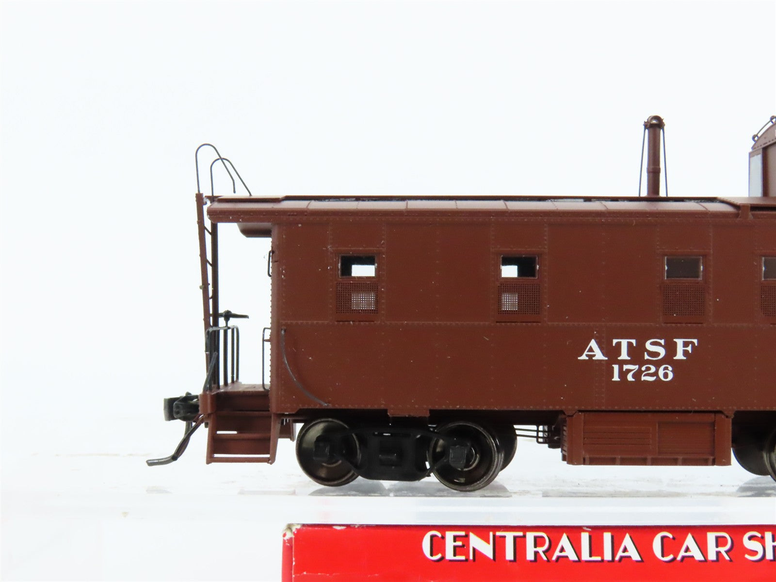 HO Scale Centralia Car Shops CCS1115-08 ATSF Santa Fe Early Caboose #1726