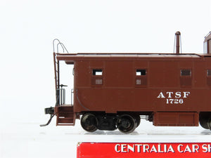 HO Scale Centralia Car Shops CCS1115-08 ATSF Santa Fe Early Caboose #1726