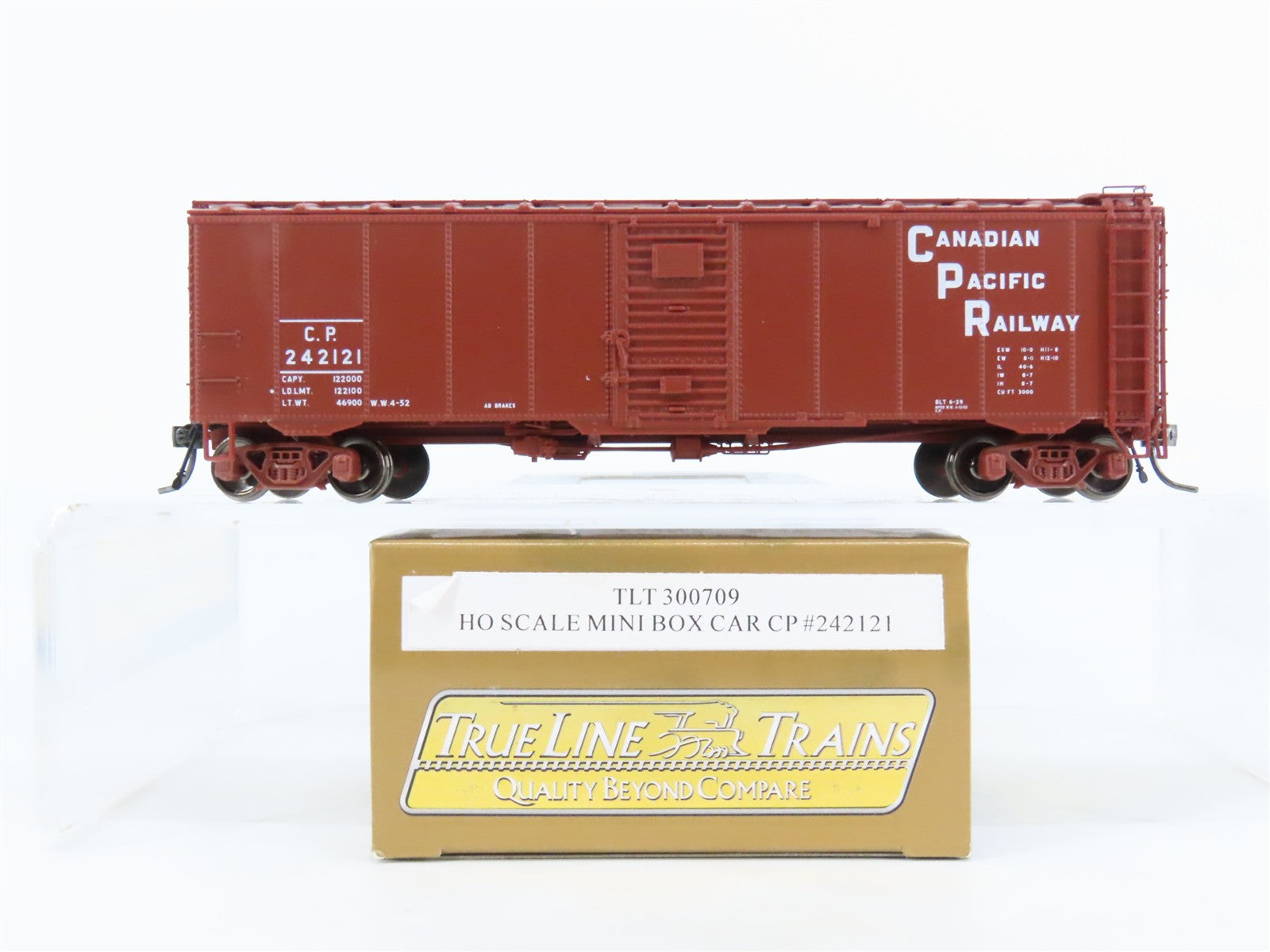 HO True Line Trains Gold Series TLT 300709 CP Canadian Pacific Box Car #242121