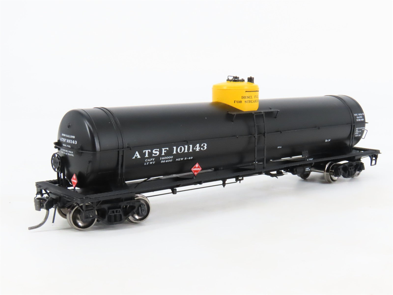 HO Scale Roka RPM 170 ATSF Santa Fe GATC 16K Gallon Single Dome Tank Car #101143