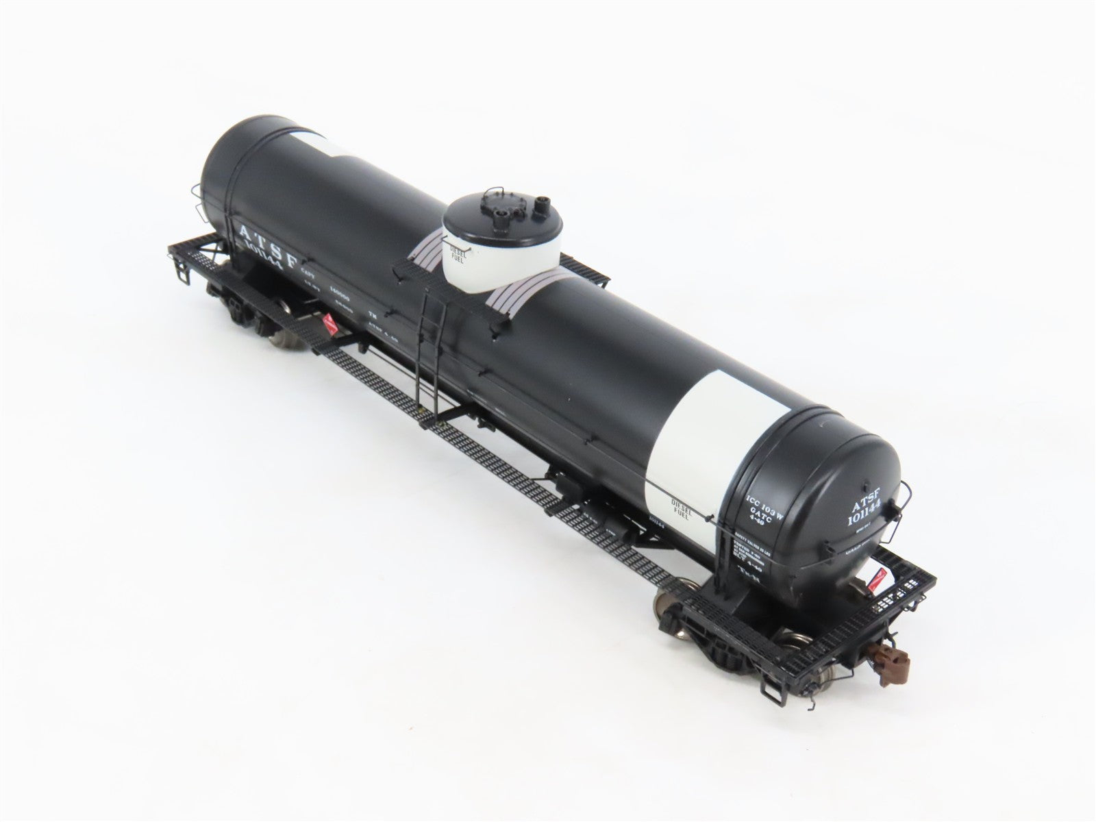 HO Scale American Limited ALM 1847 ATSF Santa Fe Single Dome Tank Car #101144