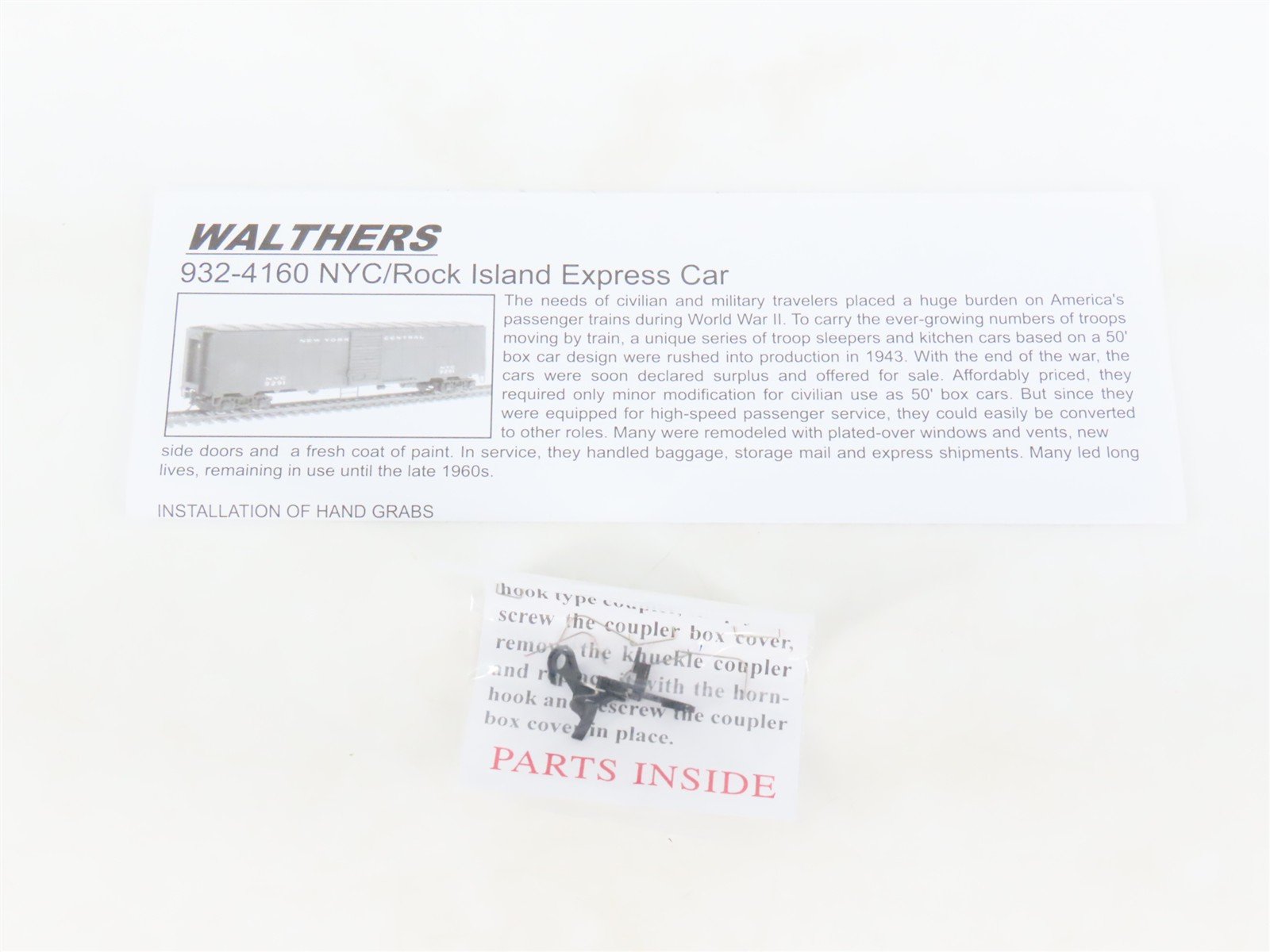HO Scale Walthers Gold Line 932-4164 NYC/RI Rock Island Express Box Car #4200