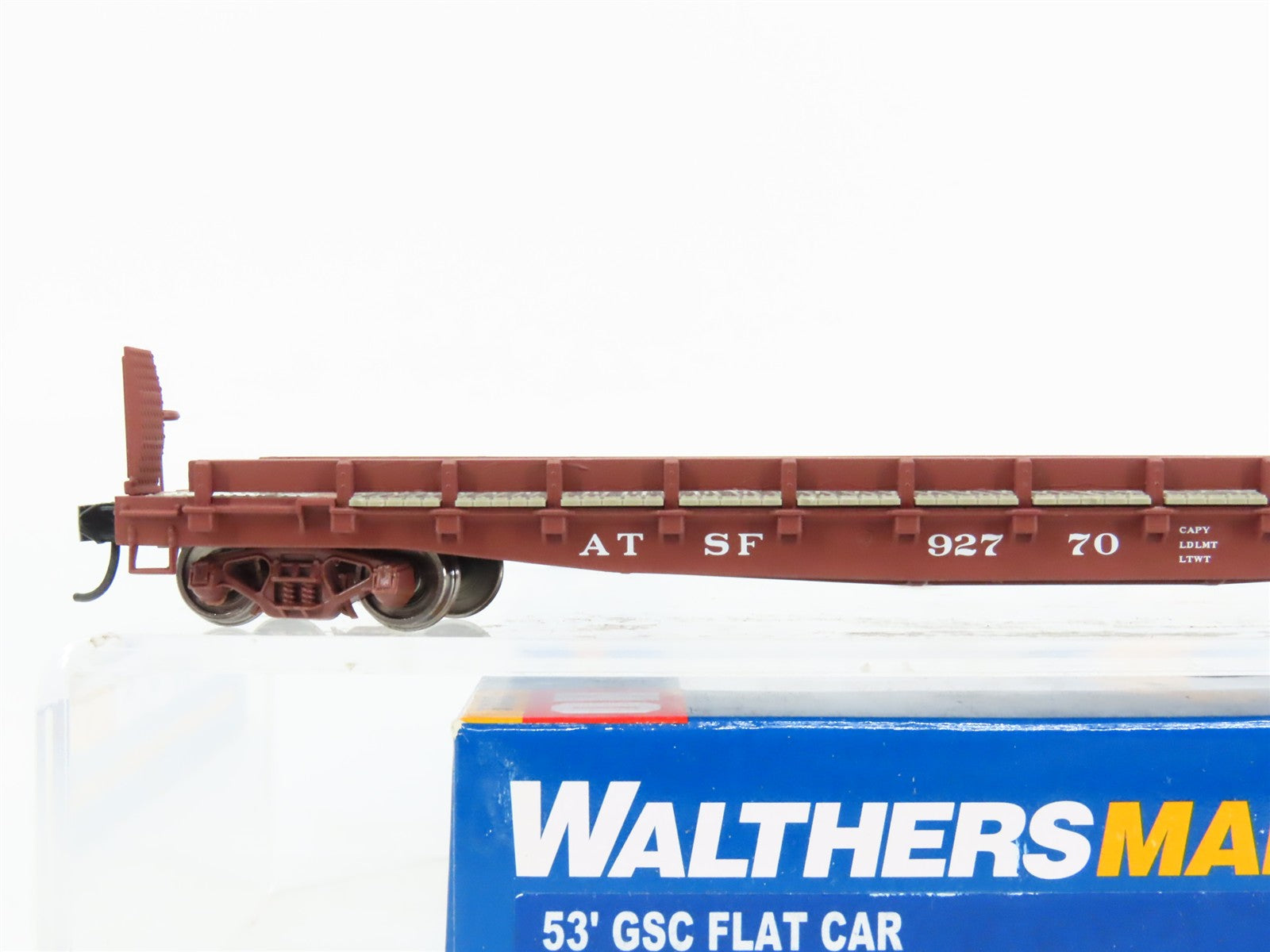 HO Scale Walthers Mainline 910-5102 ATSF Santa Fe 53' GSC Flat Car #92770