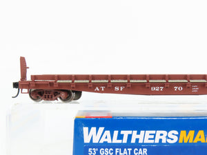 HO Scale Walthers Mainline 910-5102 ATSF Santa Fe 53' GSC Flat Car #92770