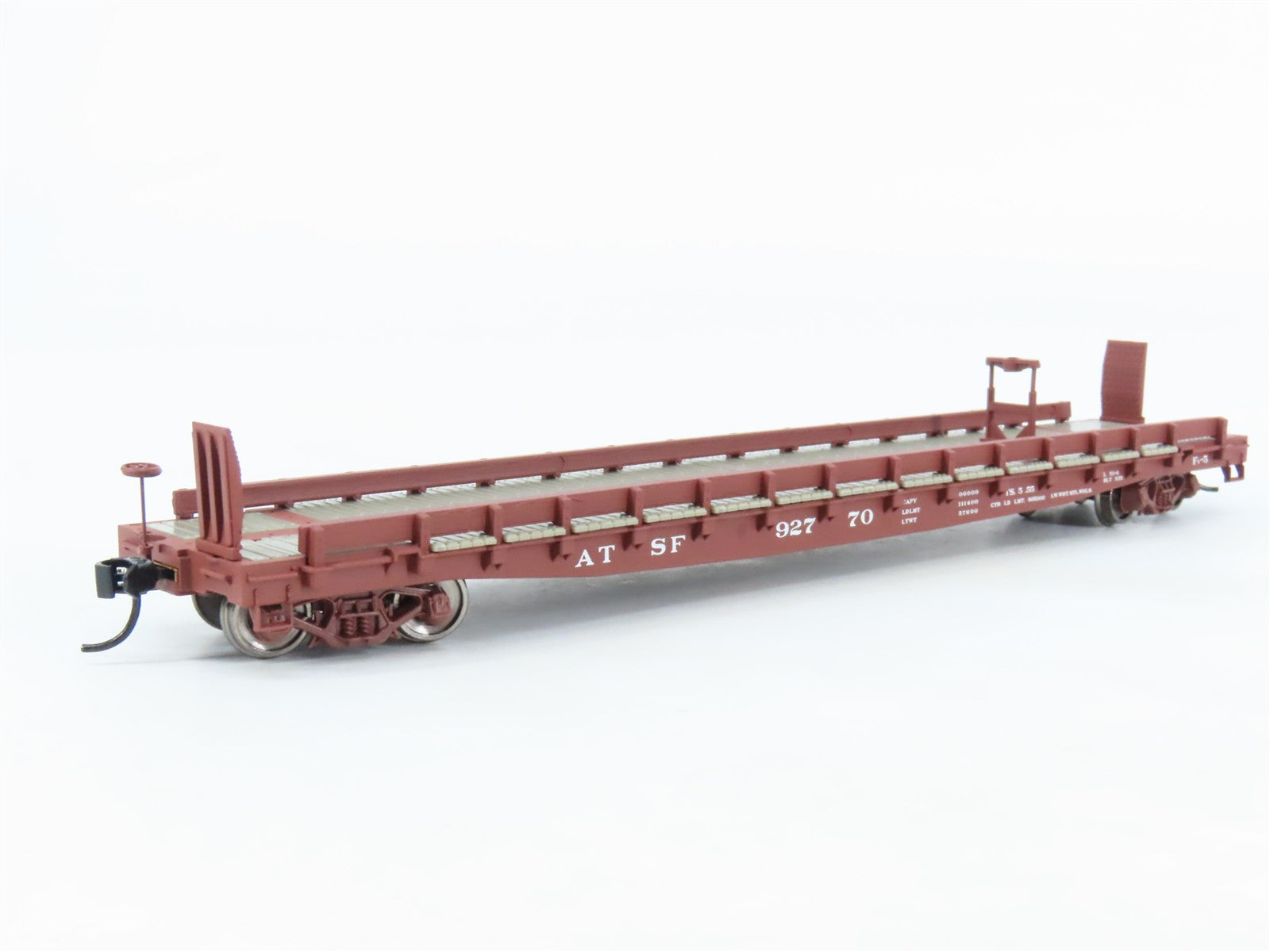 HO Scale Walthers Mainline 910-5102 ATSF Santa Fe 53' GSC Flat Car #92770
