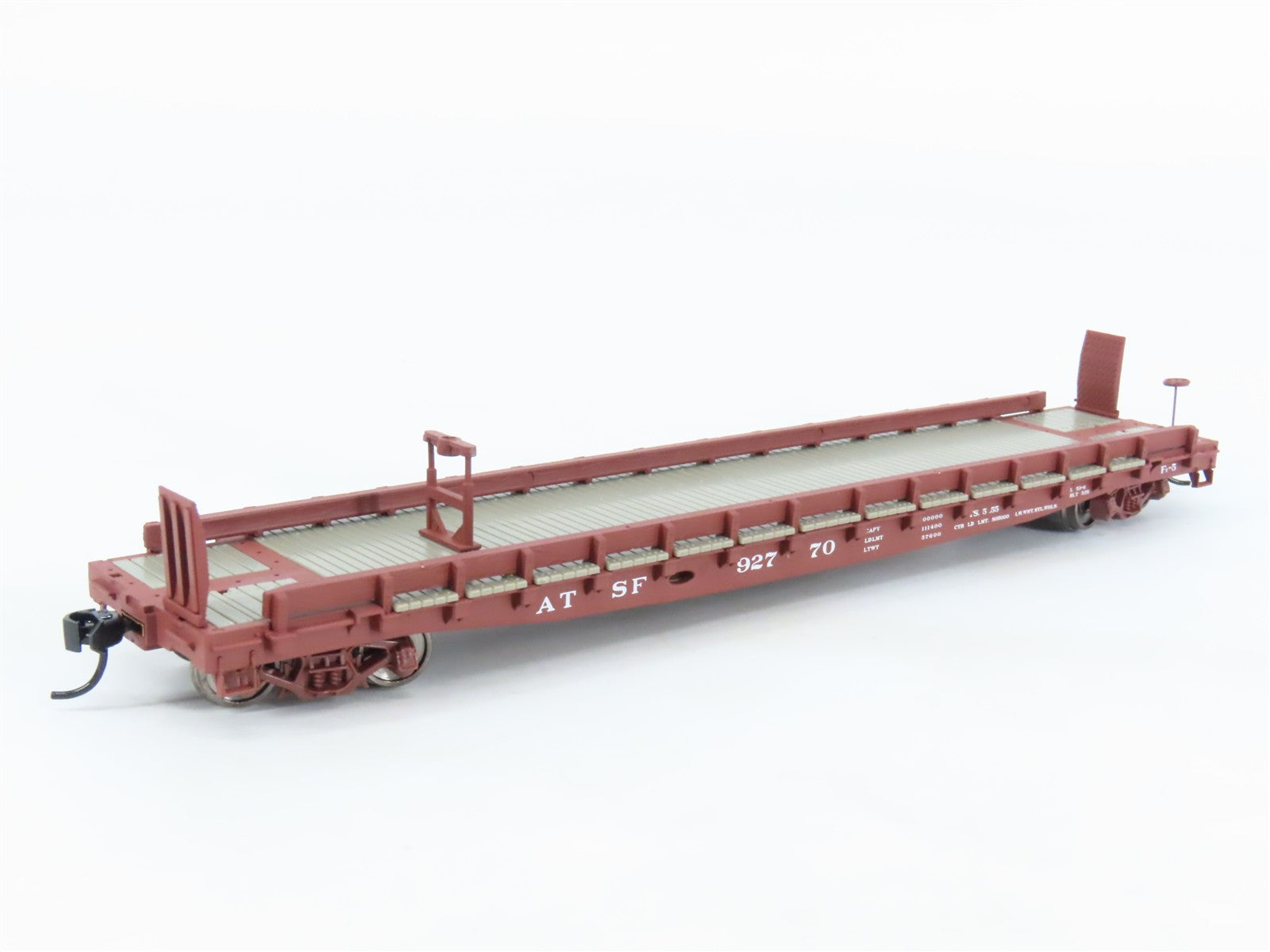 HO Scale Walthers Mainline 910-5102 ATSF Santa Fe 53' GSC Flat Car #92770