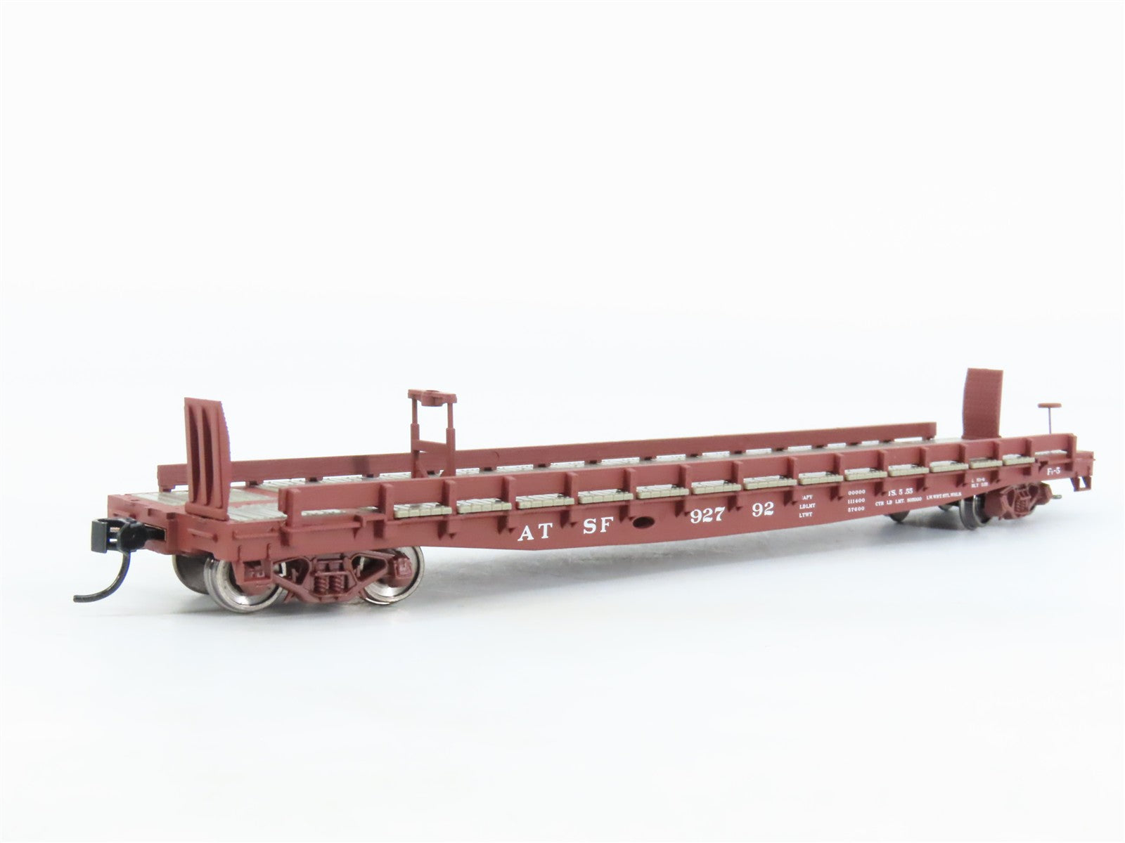 HO Scale Walthers Mainline 910-5101 ATSF Santa Fe 53' GSC Flat Car #92792