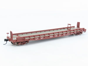 HO Scale Walthers Mainline 910-5101 ATSF Santa Fe 53' GSC Flat Car #92792